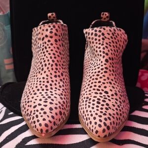 Leopard Print Ankle Booties